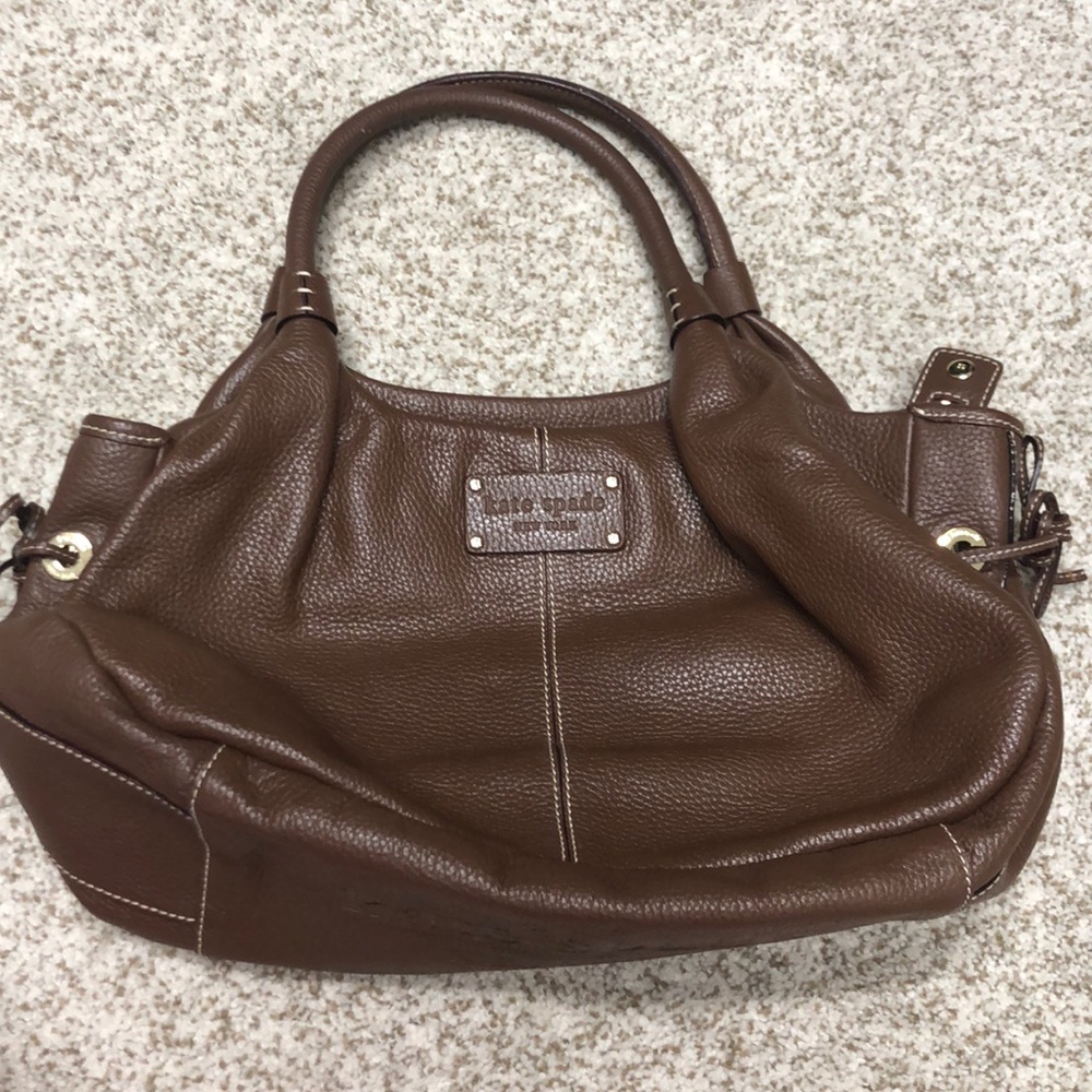 Kate spade stevie purse handbag brown